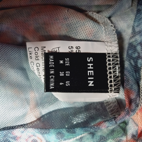 SHEIN Sun Graphic 🌞 Print Mesh Tank - Picture 6 of 6